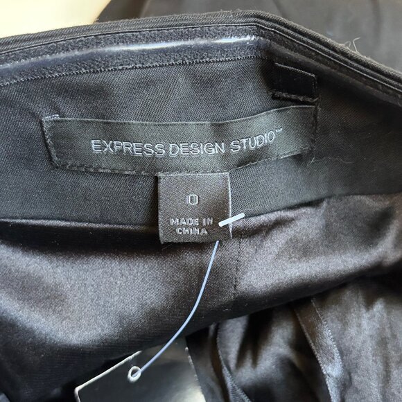 NWT Express Design Studio Black Lace Strapless Bustier Corset Top – Size 0 - Picture 6 of 7